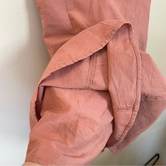 Zara | Linen Mauve Fit & Flare Dress | Size XS - Picture 7 of 13